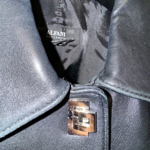 Alfani genuine leather coat - Picture 2 of 3